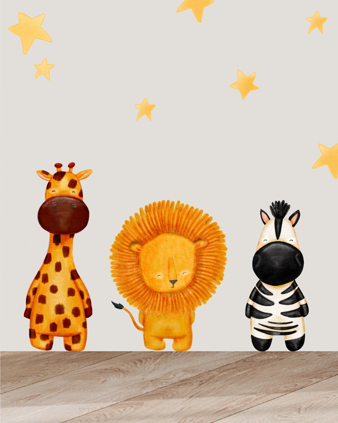 Safari Friends Wall Decal