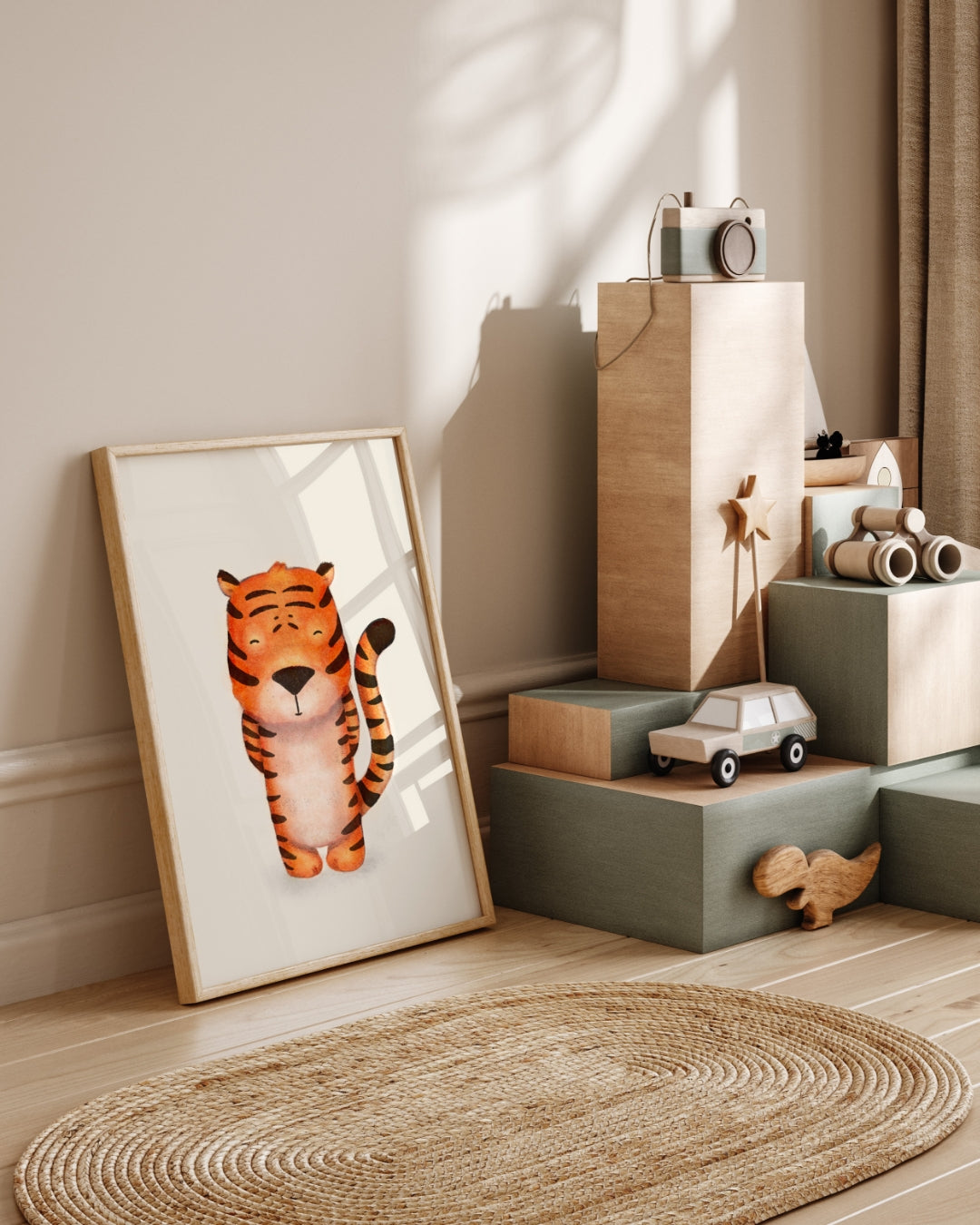 Teddy Tiger Print