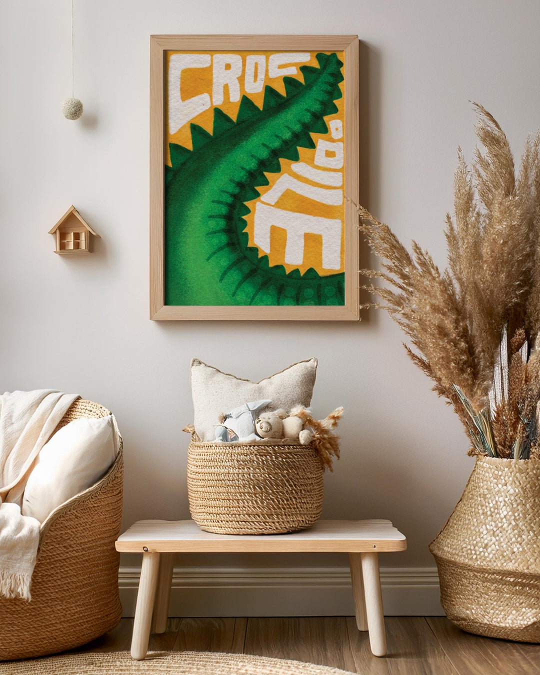 Snappy Crocodile Print