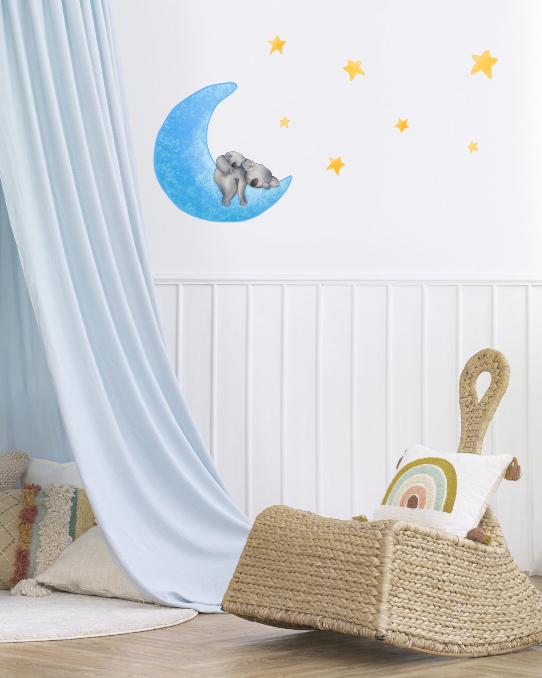 Koala and Joey Nightime Wall Decal