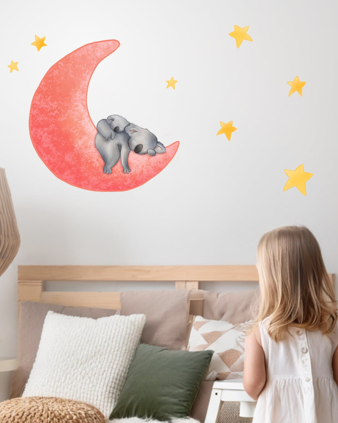 Koala and Joey Nightime Wall Decal