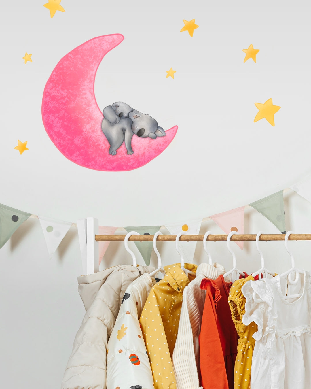 Koala and Joey Nightime Wall Decal