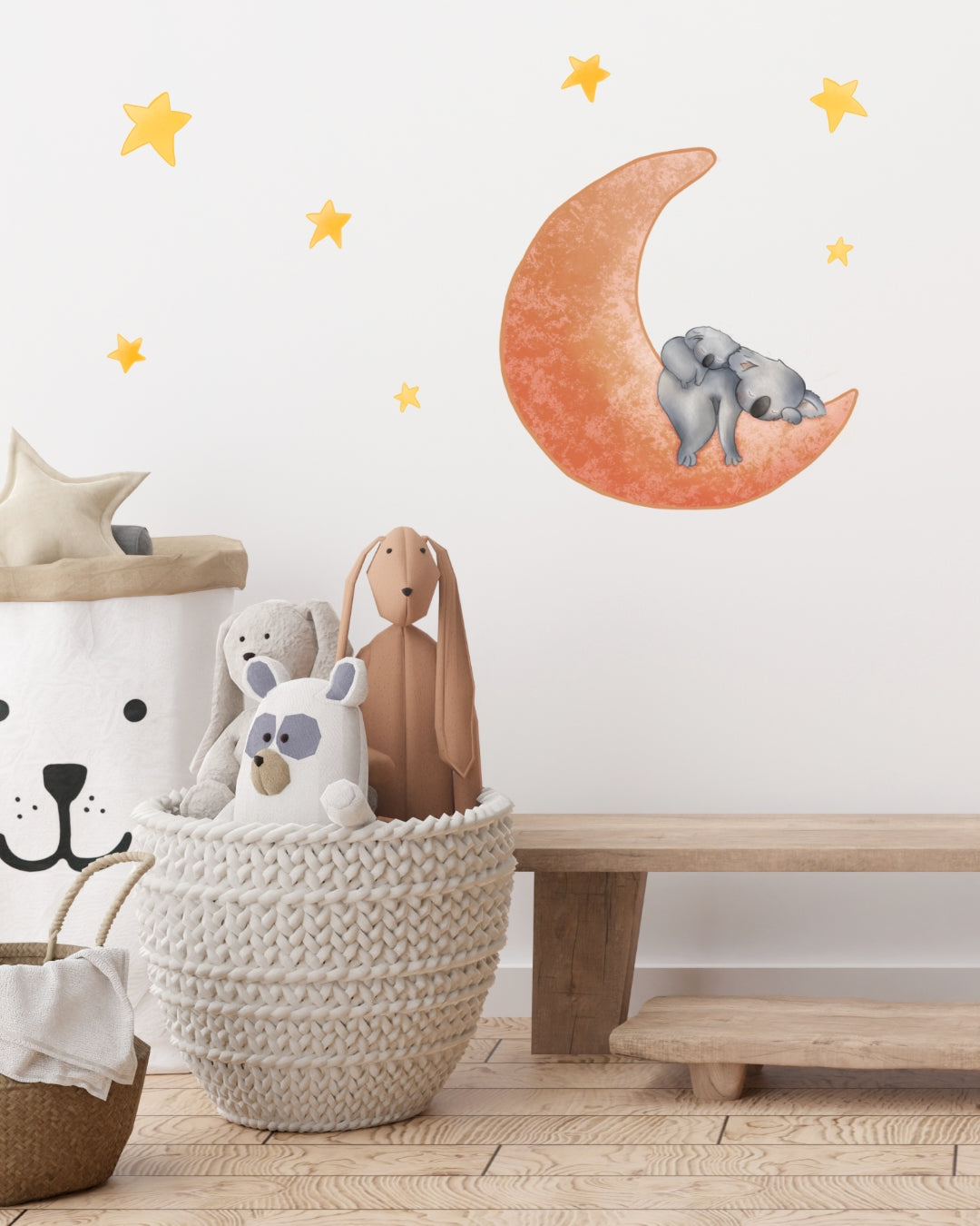 Koala and Joey Nightime Wall Decal