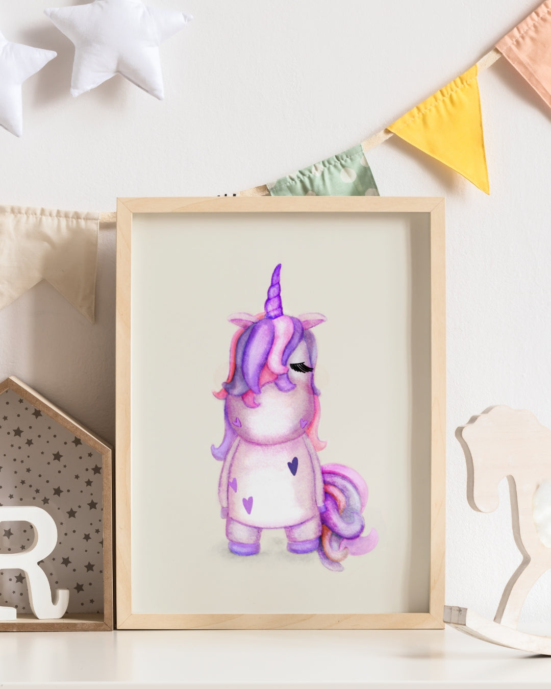 Unicorn Pastel Print