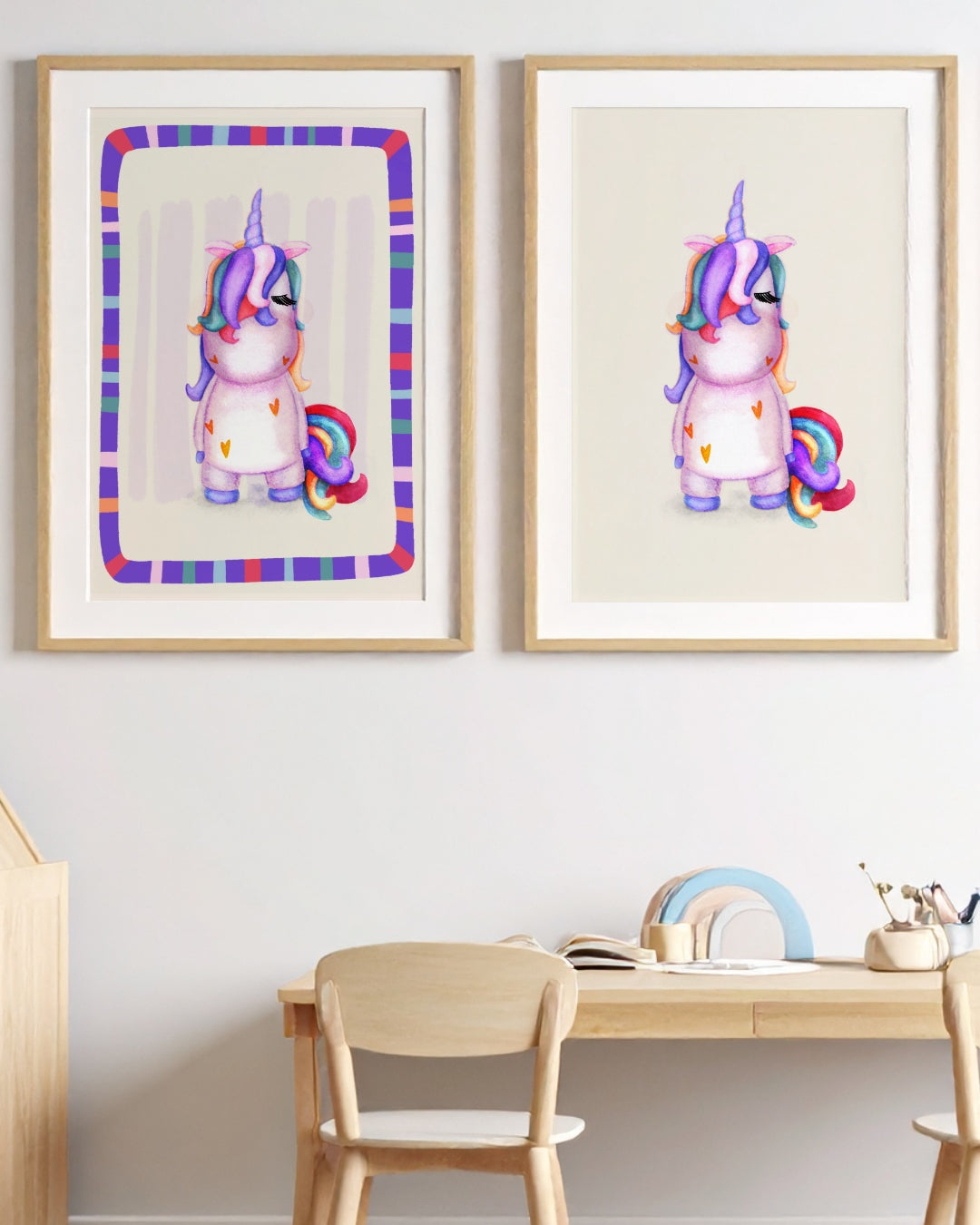 Unicorn Rainbow Print