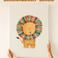 Sunny Lion Print - Rainbow