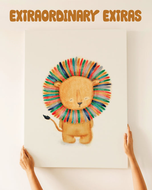 Sunny Lion Print - Rainbow