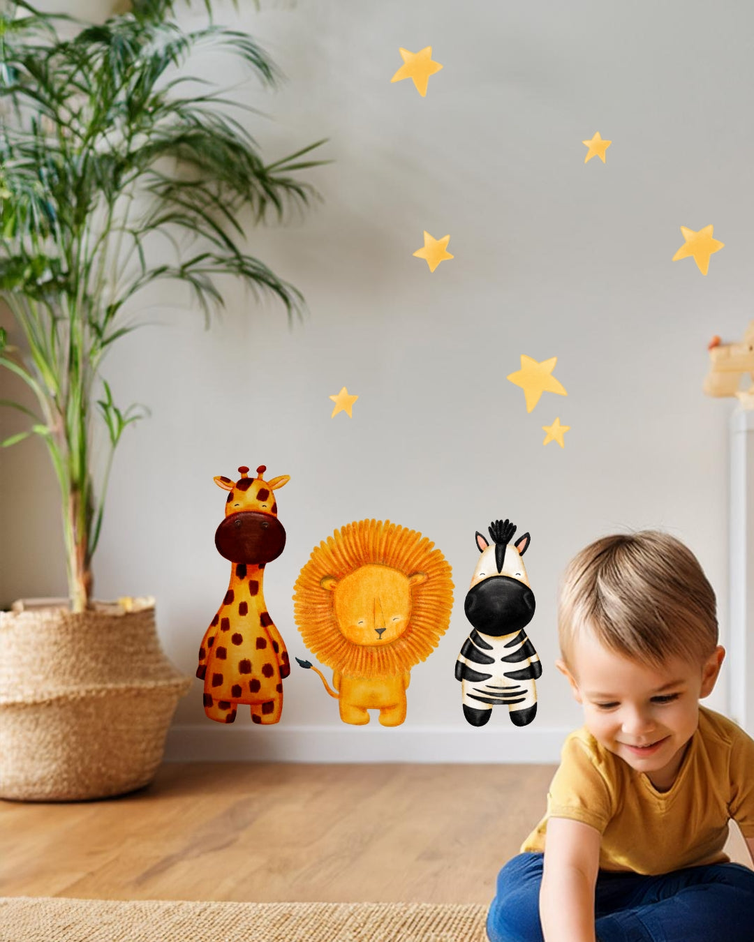 Safari Friends Wall Decal