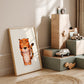 Teddy Tiger Print