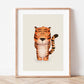 Teddy Tiger Print