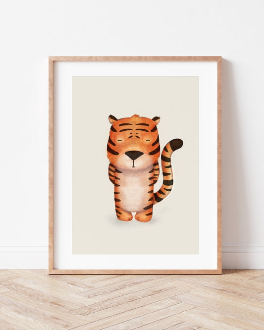 Teddy Tiger Print