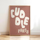 Cuddle Party Print