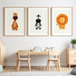 Safari Nursery Print Set (Set of 3 – A3 Size Wall Art)