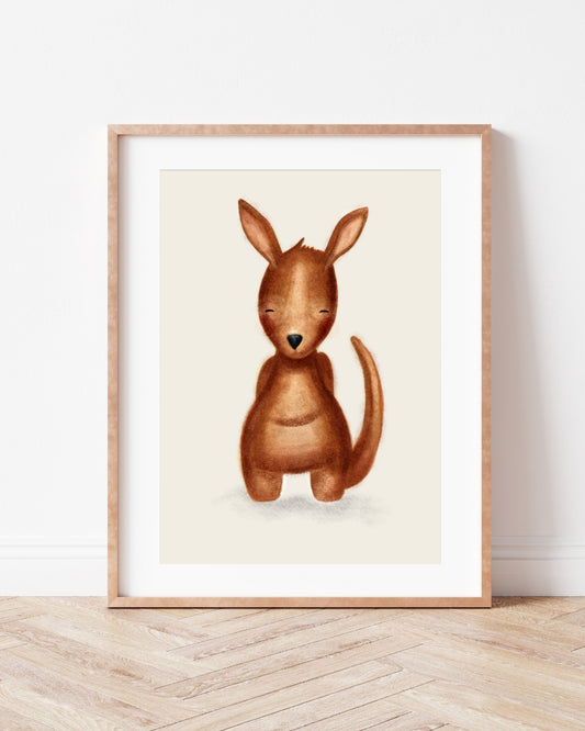 Hop Kangaroo Print
