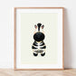Zebedee Zebra Print