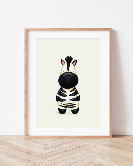 Zebedee Zebra Print