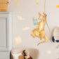 Kangaroo Nightime Fabric Wall Decal