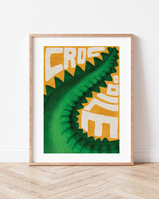 Snappy Crocodile Print