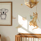 Kangaroo Nightime Fabric Wall Decal
