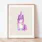 Unicorn Pastel Print