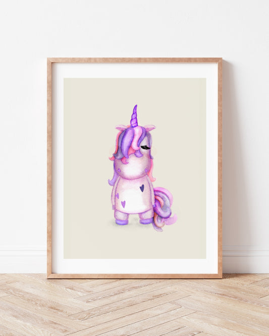 Unicorn Pastel Print