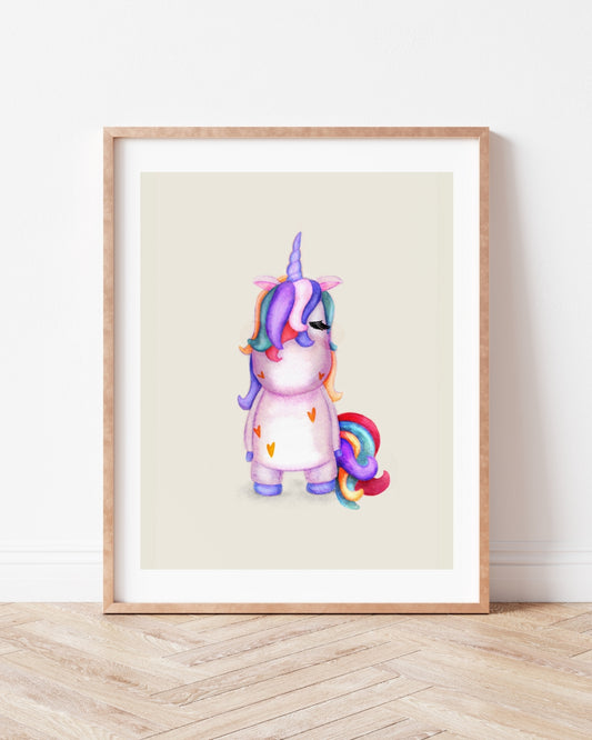 Unicorn Rainbow Print
