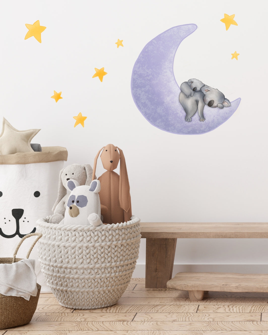 Koala and Joey Nightime Wall Decal