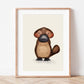 Puddles Platypus Print