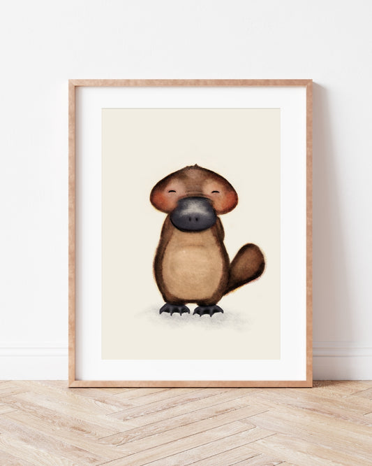 Puddles Platypus Print