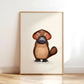 Puddles Platypus Print