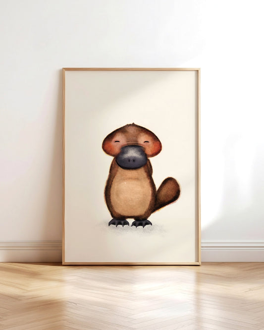 Puddles Platypus Print