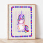 Unicorn Rainbow Print