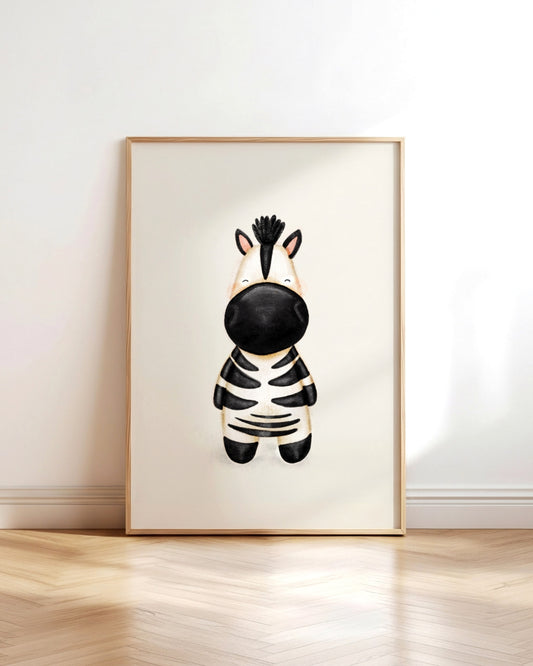Zebedee Zebra Print